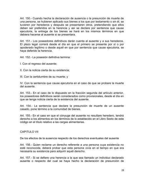 CODIGO CIVIL DEL ESTADO DE JALISCO ULTIMA REFORMA ...