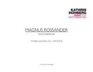 MAGNUS ROSSANDER - Kathrin Hohberg