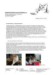 lesen Sie hier weiter - Katzenhilfe Stuttgart eV