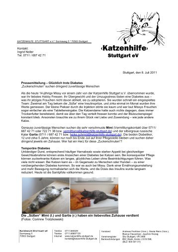 lesen Sie hier weiter - Katzenhilfe Stuttgart eV