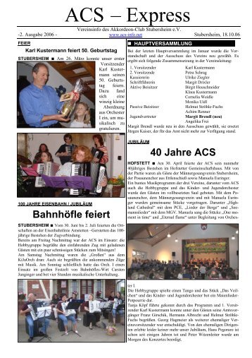 40 Jahre ACS