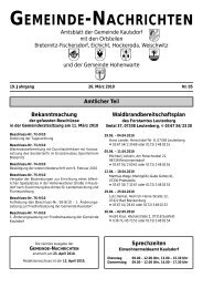 GNK-05/10 aktuell (Page 1) - Gemeinde Kaulsdorf(Saale)