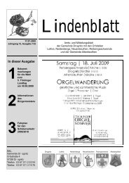 lindenblatt 08 09 - Gemeinde Kaulsdorf(Saale)