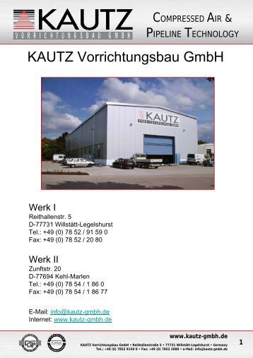 KAUTZ Pipeline & Compressed Air Technology (PDF, 1.9 MB)