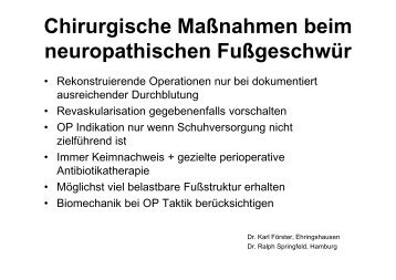 2007_Chir Maßnahmen beim neuropath Fußgeschwuer - KAV ...