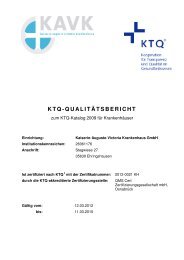 KTQ Qualitätsbericht 2012 - KAV Krankenhaus