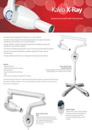 KaVo x-Ray (pdf, 3515.92 KB) - KaVo Dental