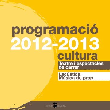 Programació 2012-2013 - Llagostera