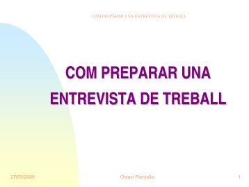 com preparar una entrevista de treball