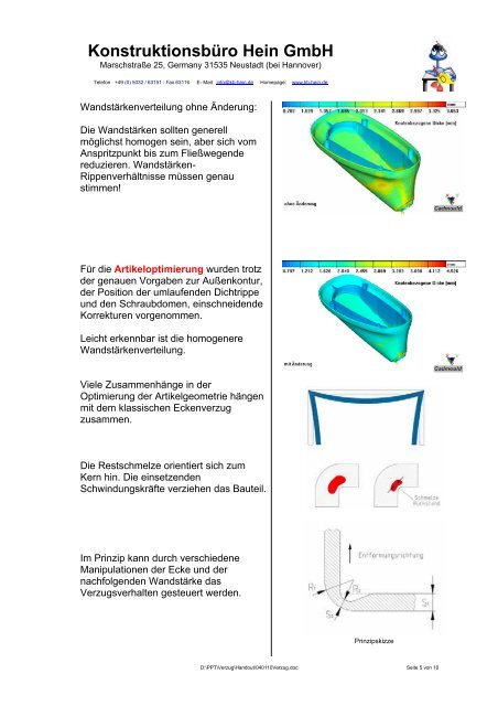 Schwindung und Verzug (PDF zum Download) - Konstruktionsbüro ...