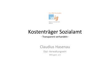 Kostenträger Sozialamt V3