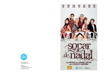 Dossier SOPAR DE NADAL / PDF. - LA GUAPA Teatre