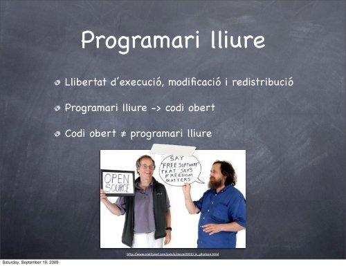 Dia de la llibertat del programari 2009 - Robert Garrigós Castro