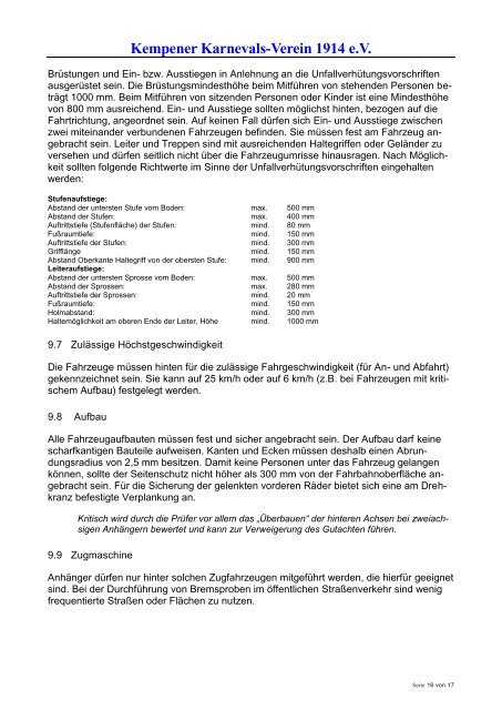 Vorschriften-Hinweise -Rosenmontag 2013.pdf - Kempener ...