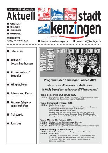 Ausgabe 08 2009 - Kenzingen