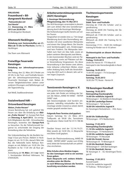 Ausgabe 11 2013 - Kenzingen