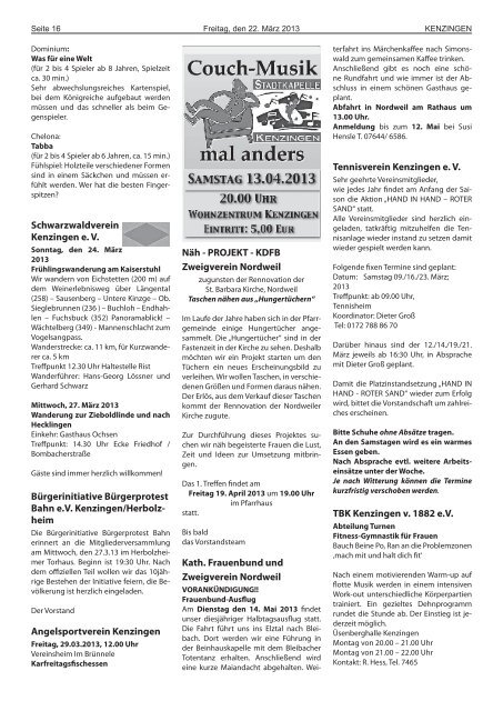 Ausgabe 12 2013 - Kenzingen