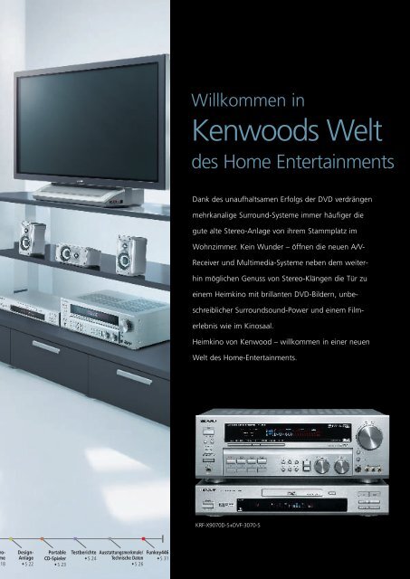 Home Entertainment 2003 â 2004 - Kenwood