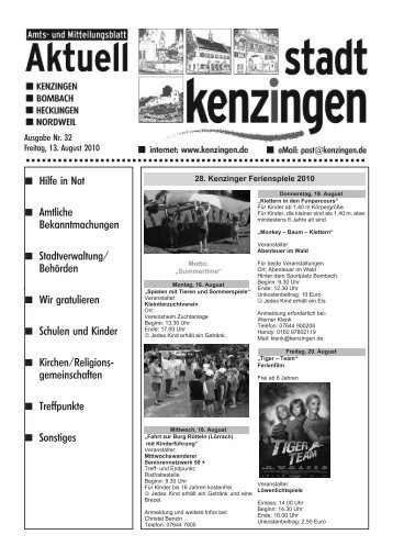 Ausgabe 32 2010 - Kenzingen