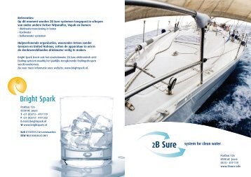 2B Sure system for clean water - Bright Spark