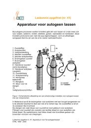 Apparatuur voor autogeen lassen - NIL