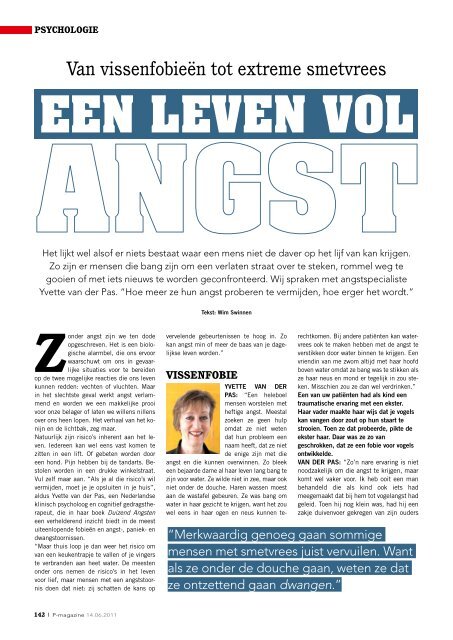 Lees het interview met Yvette van der Pas in P-magazine.