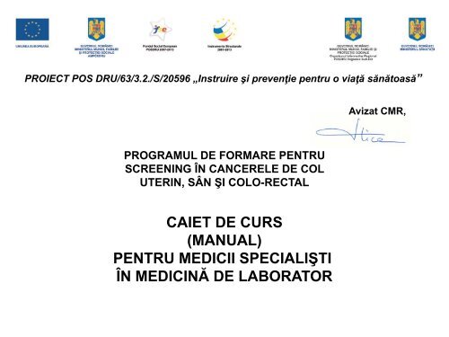 Screening pentru prevenirea_cancerului de col uterin citologie