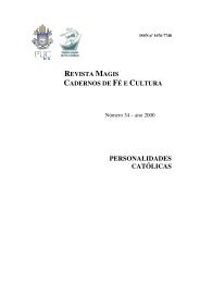 personalidades católicas - Centro Loyola de Fé e Cultura / PUC-Rio