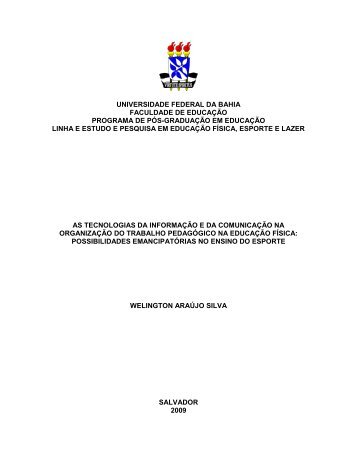 Welington Araújo Silva. As Tecnologias da Informação e