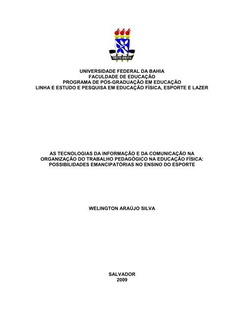 Welington Araújo Silva. As Tecnologias da Informação e