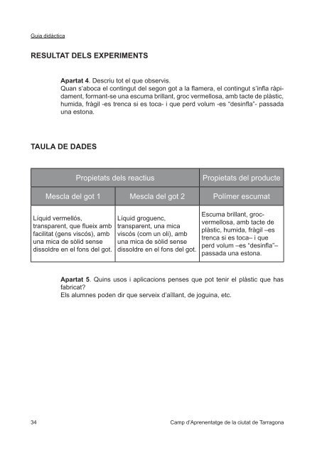 Guia didactica.indd - Camp d'Aprenentatge de Tarragona