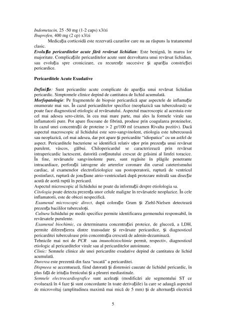 Cap.IX Pericarditele - Cardiologie.ro