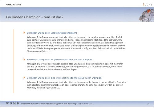 Hidden Champions - Kerkhoff Consulting GmbH