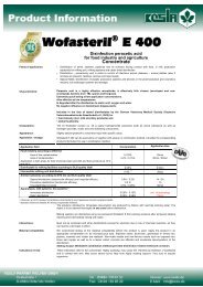 Wofasteril® E 400 - Kesla.de