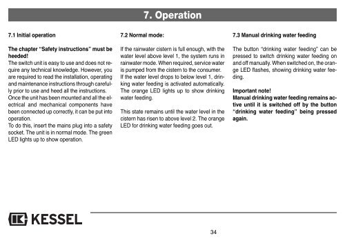 KESSEL-Schaltgerät Aqatronic® S für KESSEL ...