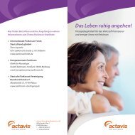 Das Leben ruhig angehen! - Actavis