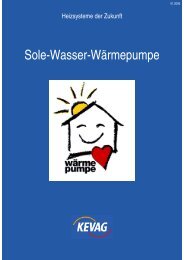 Sole-Wasser-Wärmepumpe - kevag