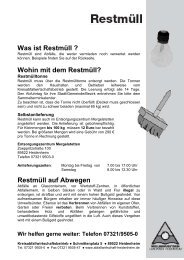 Restmüll Vorlage 2012 - Kreisabfallwirtschaftsbetrieb