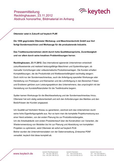 Download PDF - keytech Software GmbH