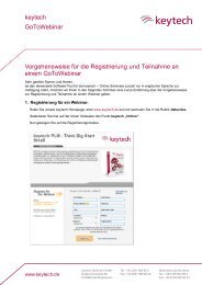 Webinar Anleitung - keytech Software GmbH