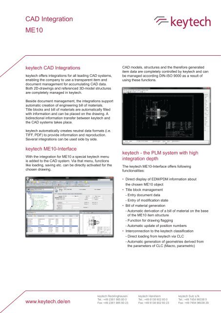 Data Sheet - ME10 Interface