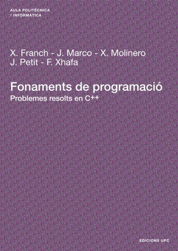 Fonaments de Programació --- Problemes resolts - e-BUC