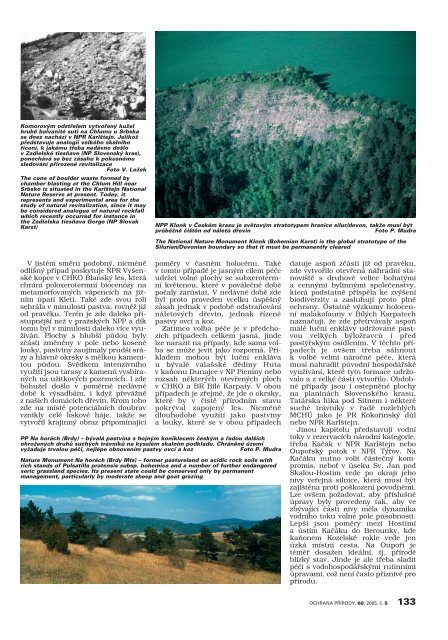 OP 5-05 - Časopis Ochrana přírody