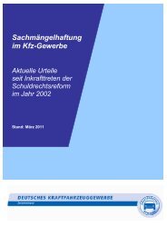 Sachmängelhaftung im Kfz-Gewerbe Aktuelle Urteile seit ...