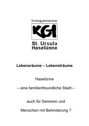 der Ausstellungsführer. - Kreisgymnasium St. Ursula Haselünne