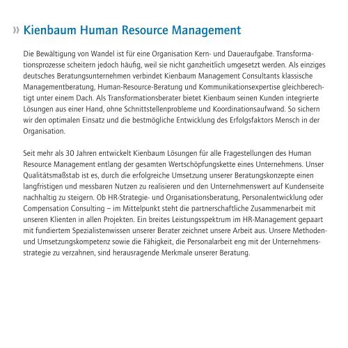 Keep on moving â HR immer agiler?! - Kienbaum