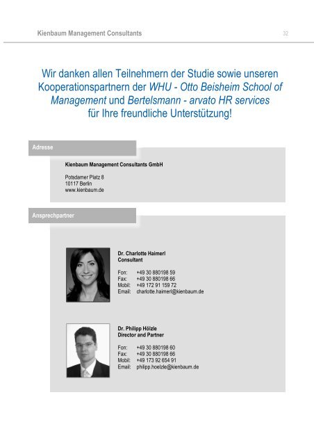 Kienbaum Studie: HR Outsourcing 2010