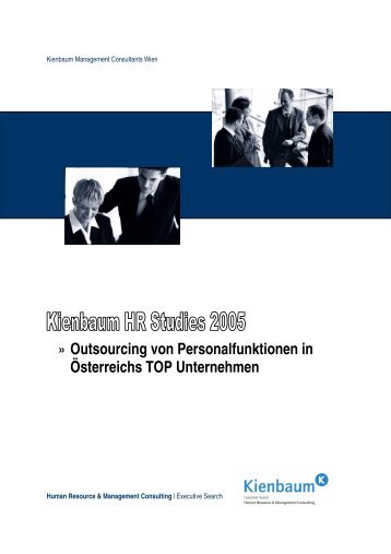 Outsourcing von Personalfunktionen in Österreichs Top ... - Kienbaum