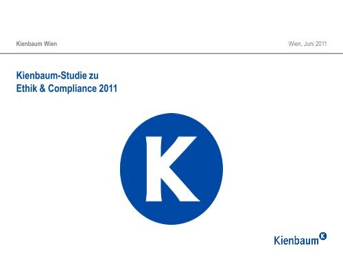 Ethik & Compliance 2011 - Kienbaum