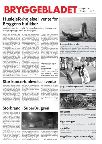 Huslejeforhøjelse i vente for Bryggens butikker - Bryggebladet